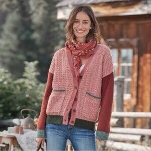 ✨RARE SUNDANCE NWT Good Vibes Knit Cardigan Sweater— Size XS